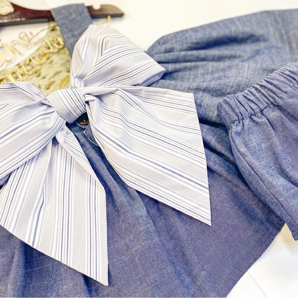 The Paper Doll Clothing - Lakeside Collection Dress with Bloomers - 12-18 months